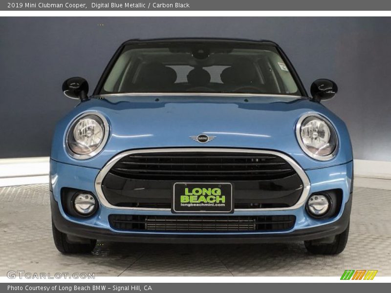 Digital Blue Metallic / Carbon Black 2019 Mini Clubman Cooper