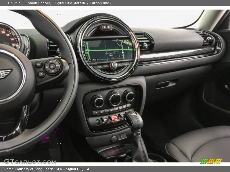 Digital Blue Metallic / Carbon Black 2019 Mini Clubman Cooper