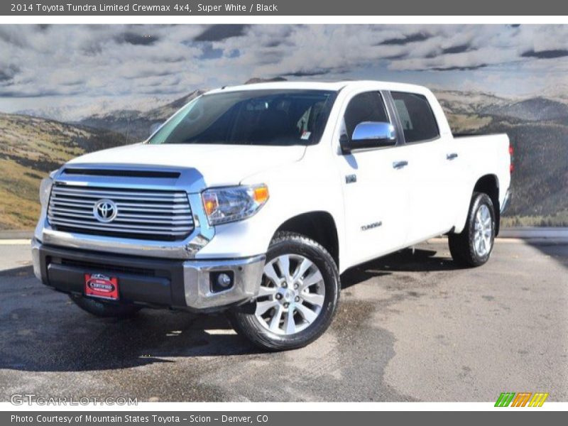 Super White / Black 2014 Toyota Tundra Limited Crewmax 4x4