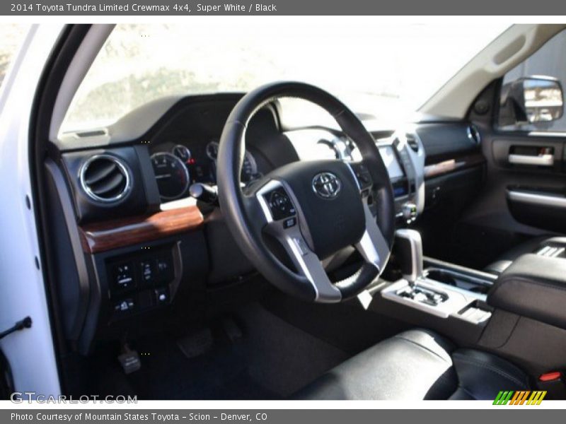 Super White / Black 2014 Toyota Tundra Limited Crewmax 4x4