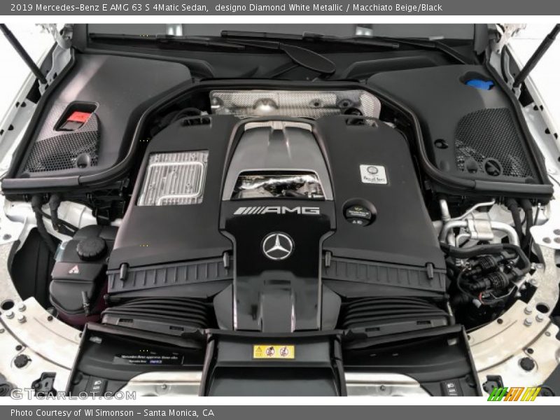  2019 E AMG 63 S 4Matic Sedan Engine - 4.0 Liter AMG biturbo DOHC 32-Valve VVT V8