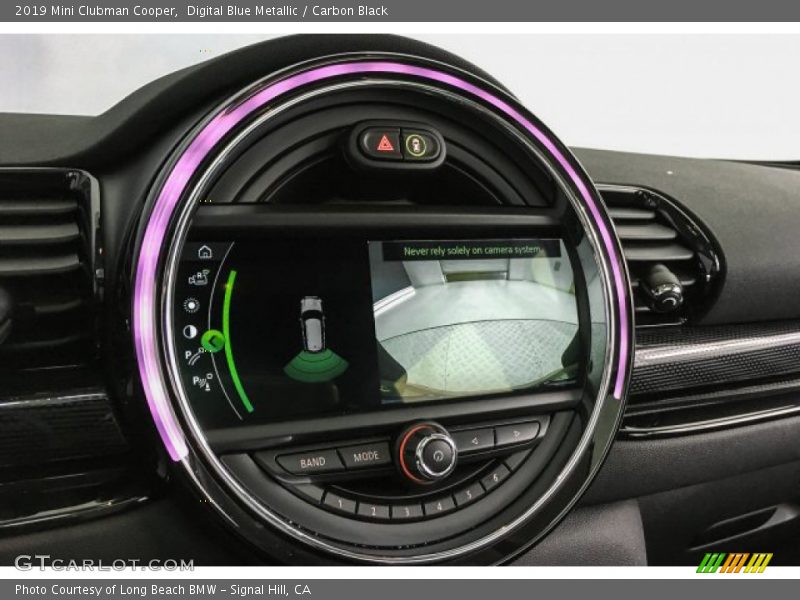 Digital Blue Metallic / Carbon Black 2019 Mini Clubman Cooper
