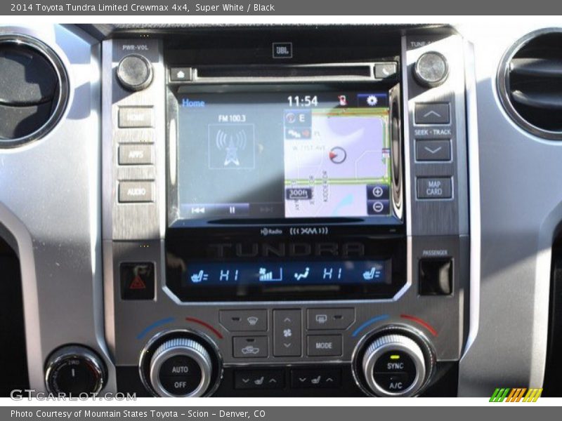 Super White / Black 2014 Toyota Tundra Limited Crewmax 4x4