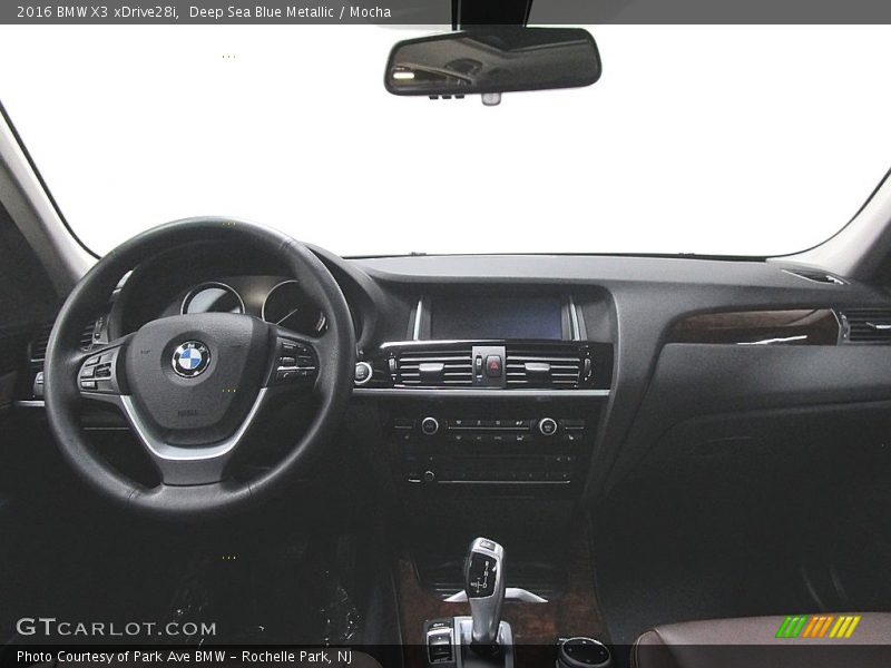 Deep Sea Blue Metallic / Mocha 2016 BMW X3 xDrive28i