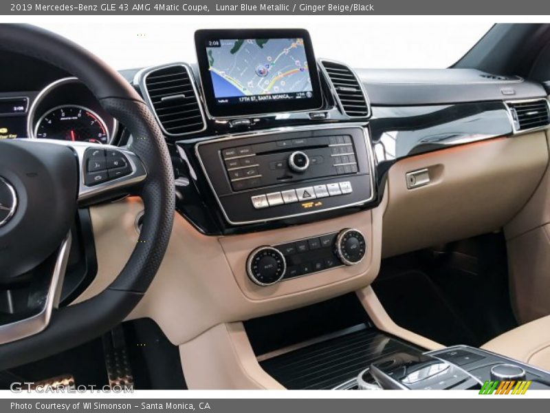 Lunar Blue Metallic / Ginger Beige/Black 2019 Mercedes-Benz GLE 43 AMG 4Matic Coupe