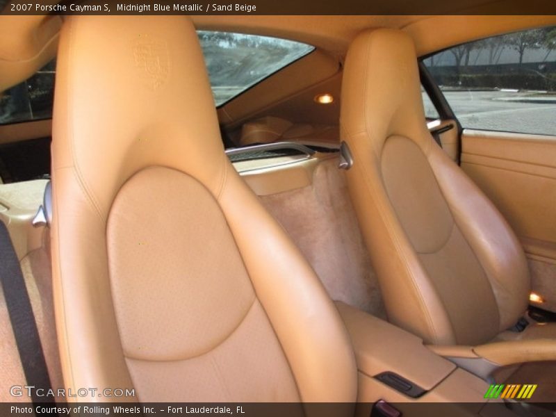 Midnight Blue Metallic / Sand Beige 2007 Porsche Cayman S