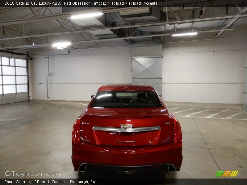 Red Obsession Tintcoat / Jet Black/Jet Black Accents 2018 Cadillac CTS Luxury AWD