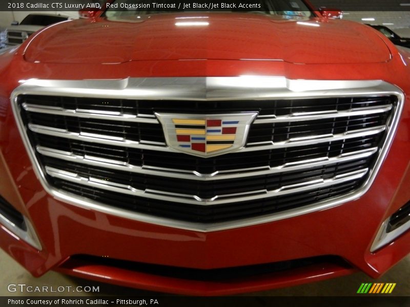 Red Obsession Tintcoat / Jet Black/Jet Black Accents 2018 Cadillac CTS Luxury AWD