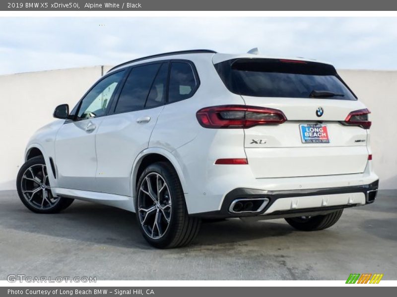 Alpine White / Black 2019 BMW X5 xDrive50i