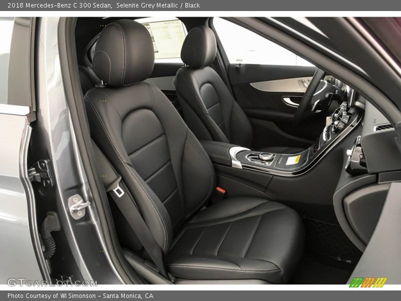 Selenite Grey Metallic / Black 2018 Mercedes-Benz C 300 Sedan