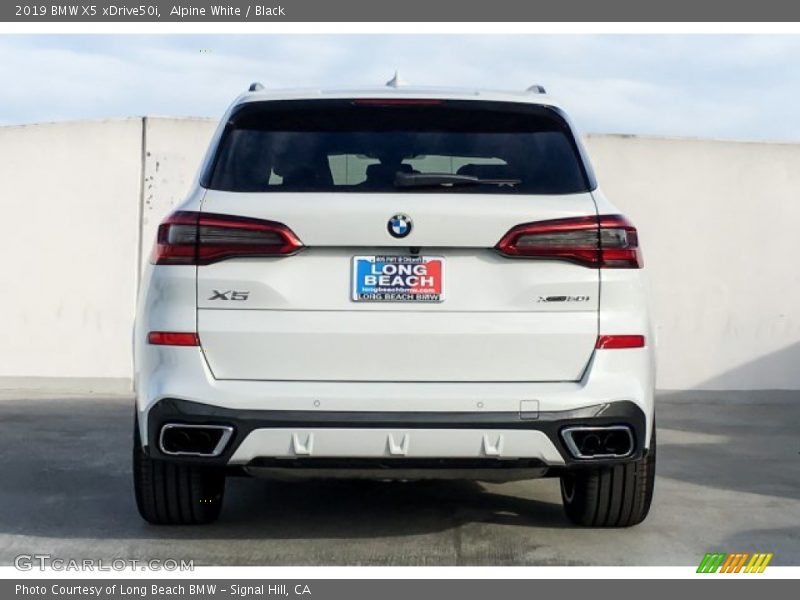 Alpine White / Black 2019 BMW X5 xDrive50i