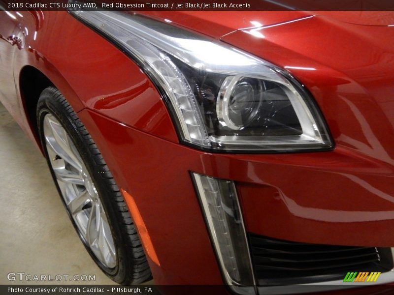 Red Obsession Tintcoat / Jet Black/Jet Black Accents 2018 Cadillac CTS Luxury AWD