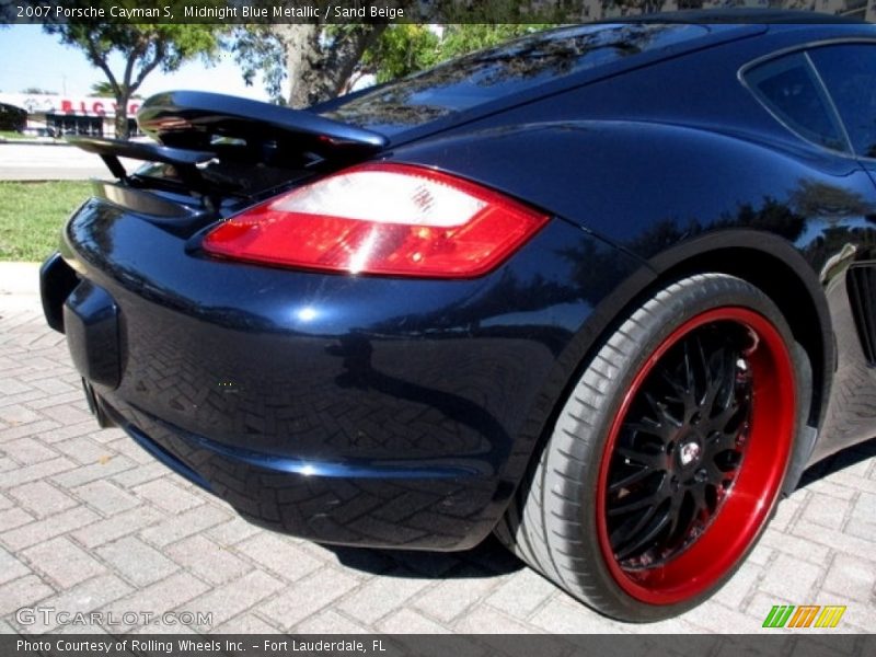 Midnight Blue Metallic / Sand Beige 2007 Porsche Cayman S