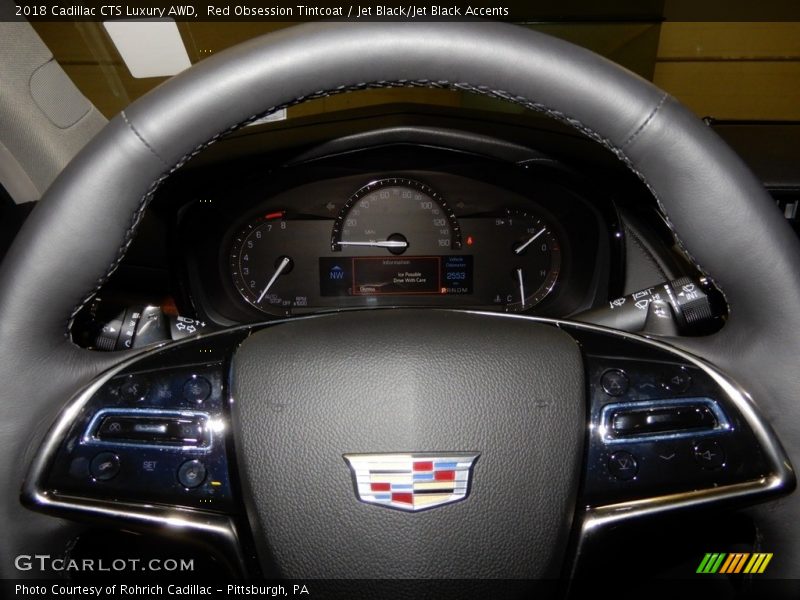 Red Obsession Tintcoat / Jet Black/Jet Black Accents 2018 Cadillac CTS Luxury AWD