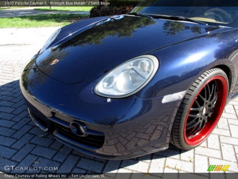 Midnight Blue Metallic / Sand Beige 2007 Porsche Cayman S