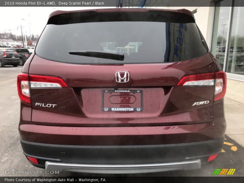 Deep Scarlet Pearl / Black 2019 Honda Pilot EX-L AWD