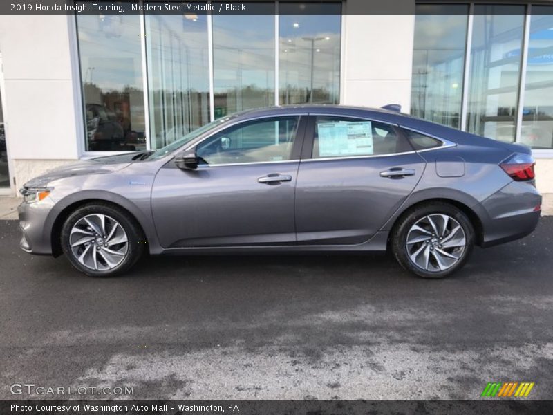 Modern Steel Metallic / Black 2019 Honda Insight Touring