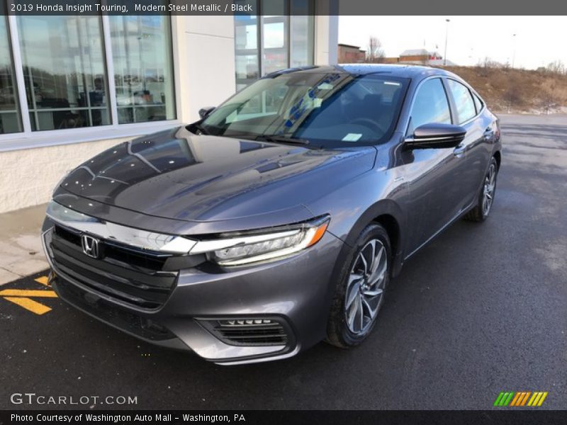 Modern Steel Metallic / Black 2019 Honda Insight Touring