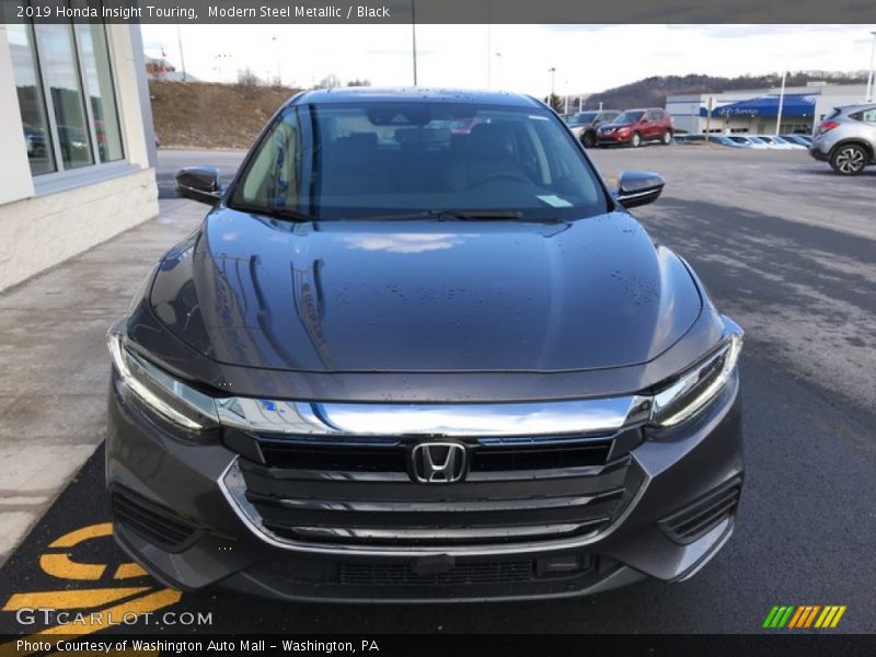 Modern Steel Metallic / Black 2019 Honda Insight Touring