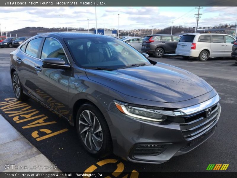 Modern Steel Metallic / Black 2019 Honda Insight Touring