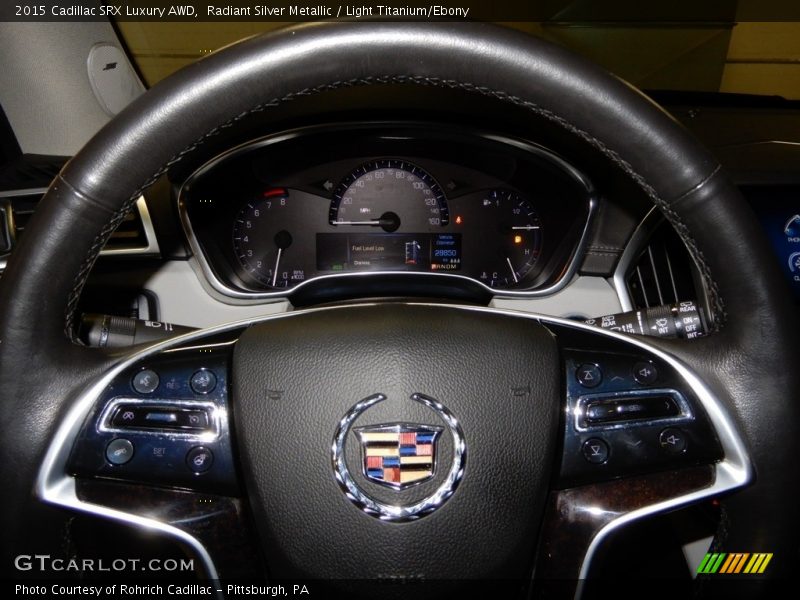 Radiant Silver Metallic / Light Titanium/Ebony 2015 Cadillac SRX Luxury AWD