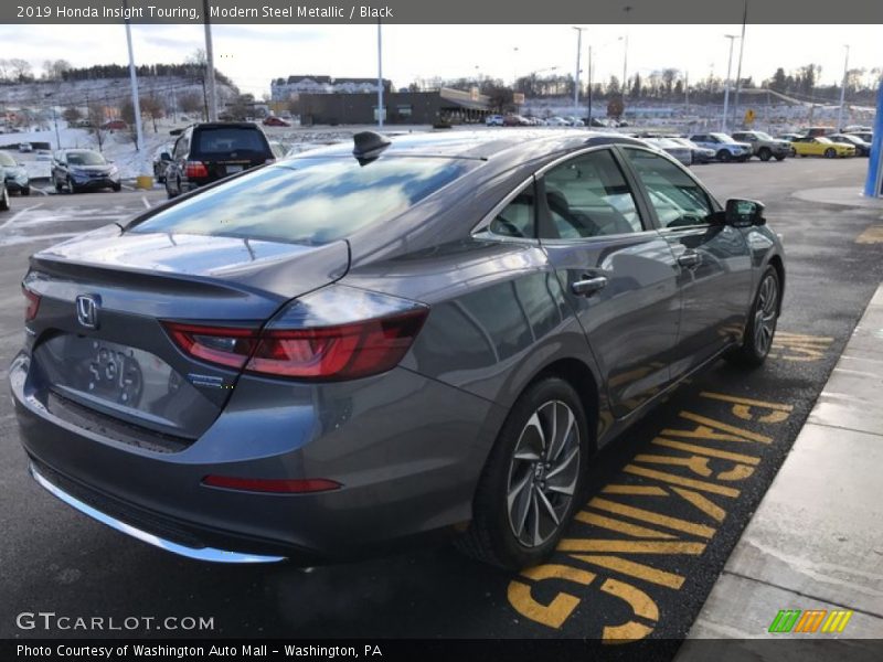 Modern Steel Metallic / Black 2019 Honda Insight Touring