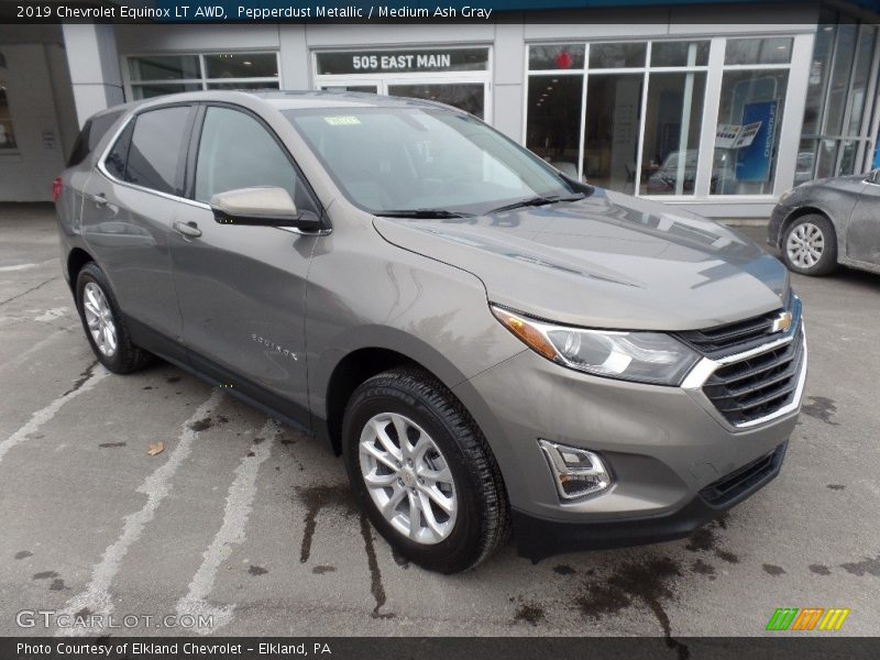 Pepperdust Metallic / Medium Ash Gray 2019 Chevrolet Equinox LT AWD