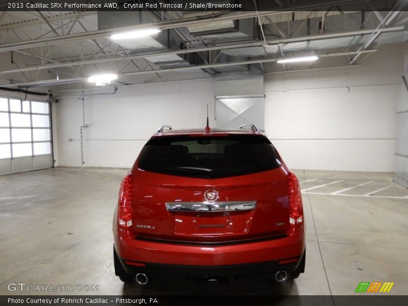 Crystal Red Tintcoat / Shale/Brownstone 2013 Cadillac SRX Performance AWD