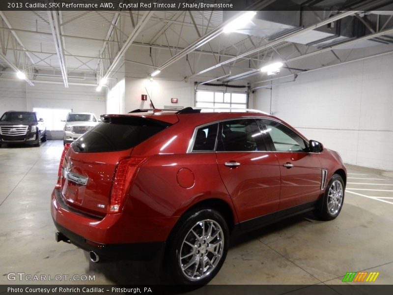 Crystal Red Tintcoat / Shale/Brownstone 2013 Cadillac SRX Performance AWD