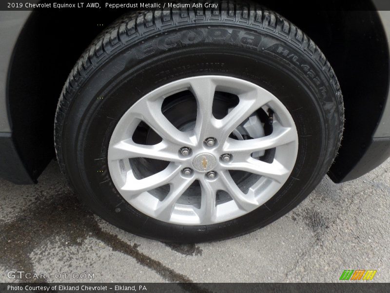 Pepperdust Metallic / Medium Ash Gray 2019 Chevrolet Equinox LT AWD