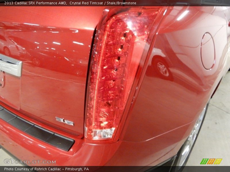 Crystal Red Tintcoat / Shale/Brownstone 2013 Cadillac SRX Performance AWD