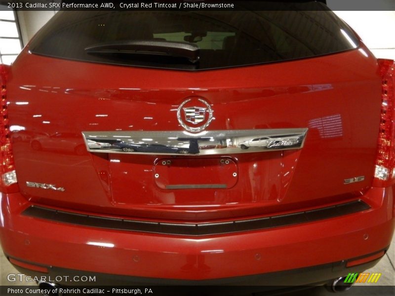 Crystal Red Tintcoat / Shale/Brownstone 2013 Cadillac SRX Performance AWD