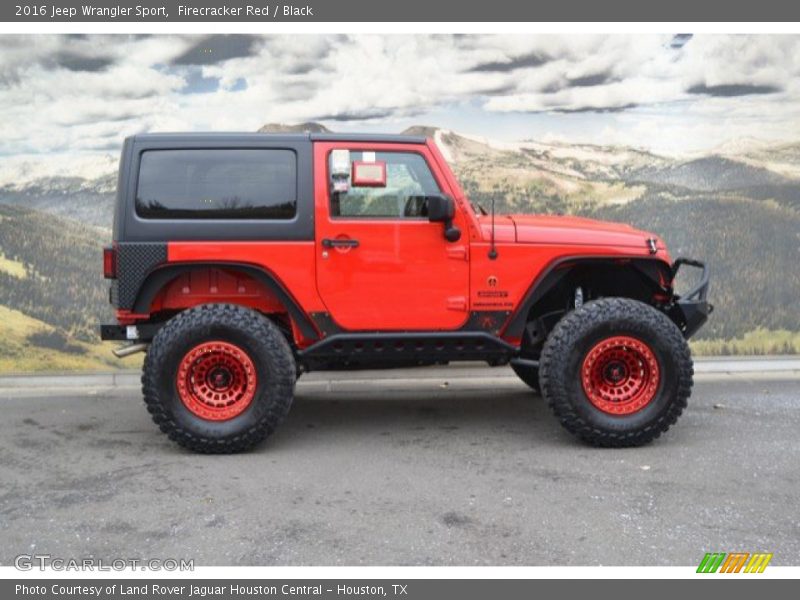 Firecracker Red / Black 2016 Jeep Wrangler Sport