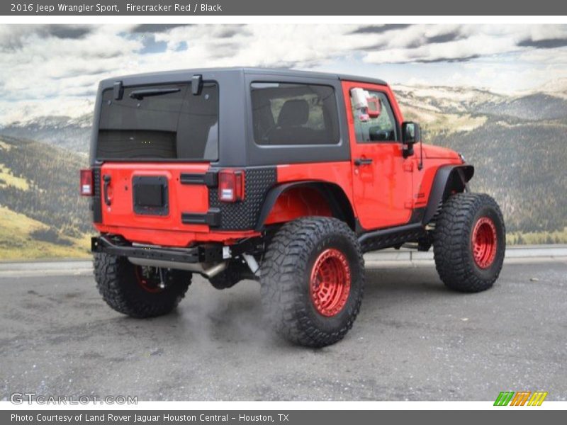 Firecracker Red / Black 2016 Jeep Wrangler Sport