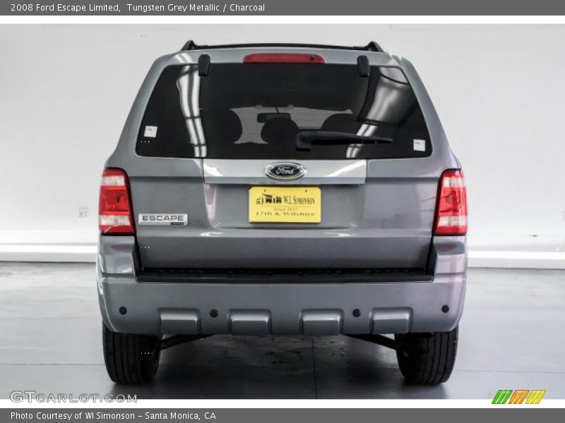 Tungsten Grey Metallic / Charcoal 2008 Ford Escape Limited