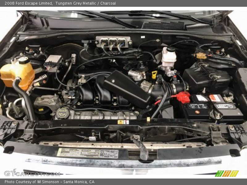Tungsten Grey Metallic / Charcoal 2008 Ford Escape Limited