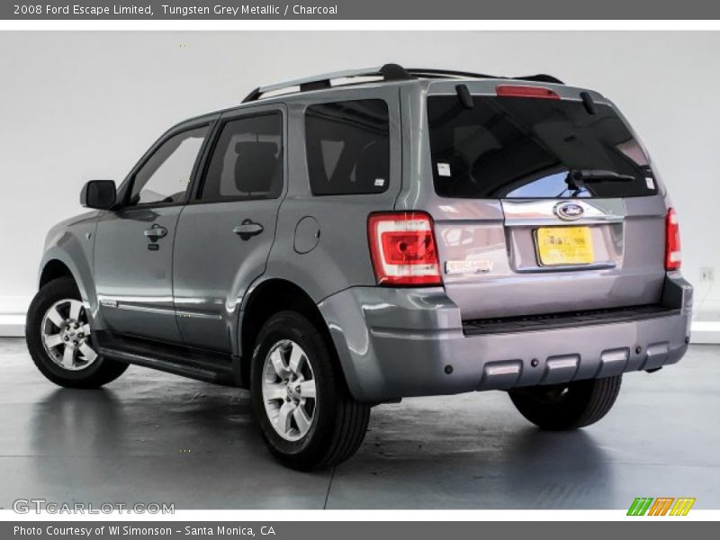 Tungsten Grey Metallic / Charcoal 2008 Ford Escape Limited