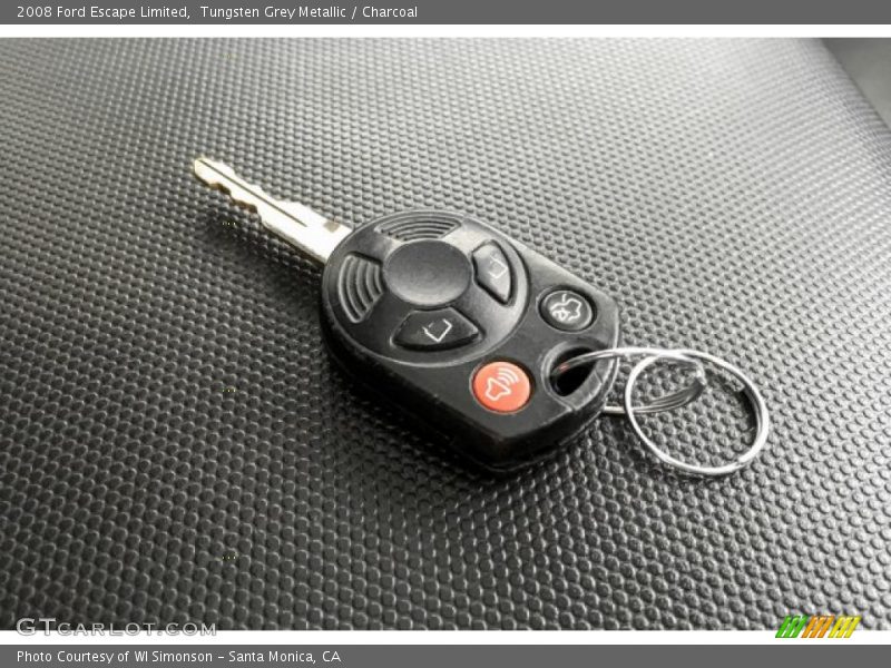 Tungsten Grey Metallic / Charcoal 2008 Ford Escape Limited