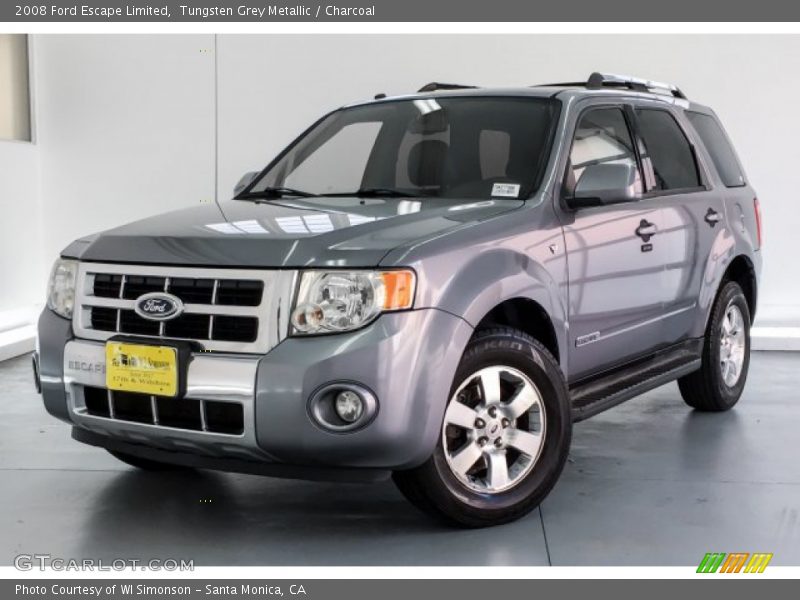 Tungsten Grey Metallic / Charcoal 2008 Ford Escape Limited