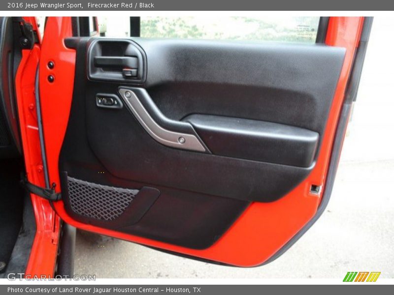 Firecracker Red / Black 2016 Jeep Wrangler Sport