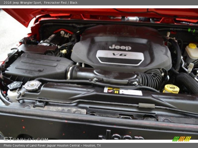 Firecracker Red / Black 2016 Jeep Wrangler Sport