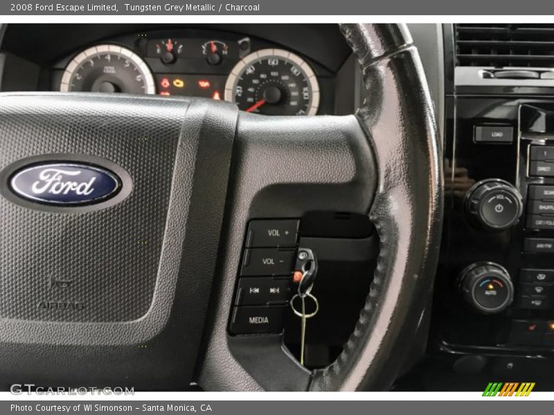 Tungsten Grey Metallic / Charcoal 2008 Ford Escape Limited