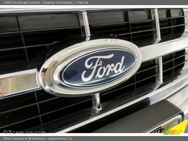 Tungsten Grey Metallic / Charcoal 2008 Ford Escape Limited