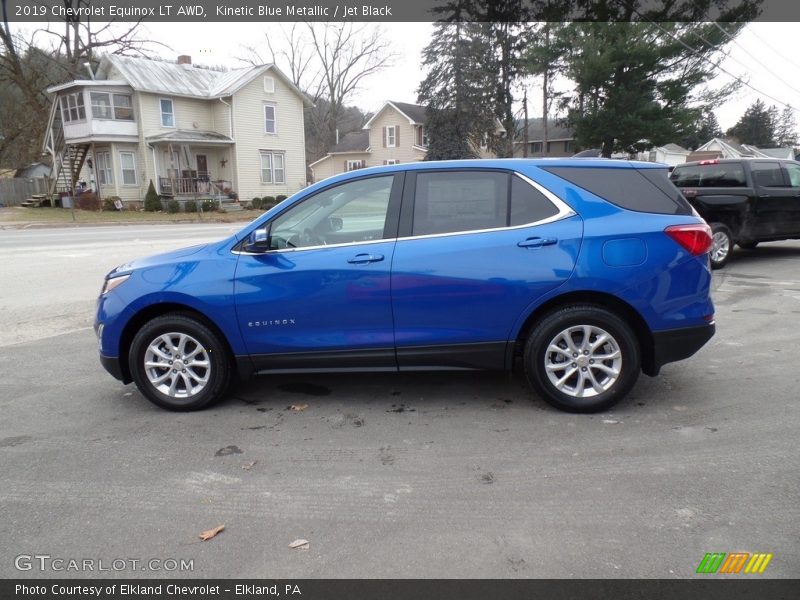 Kinetic Blue Metallic / Jet Black 2019 Chevrolet Equinox LT AWD