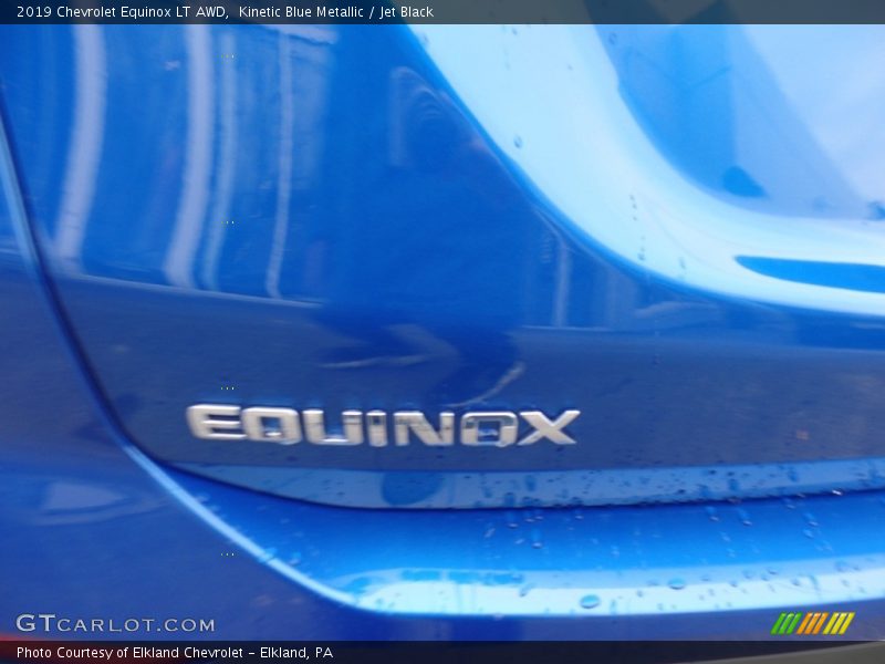 Kinetic Blue Metallic / Jet Black 2019 Chevrolet Equinox LT AWD