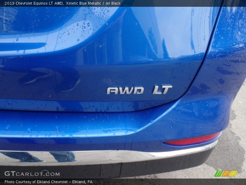 Kinetic Blue Metallic / Jet Black 2019 Chevrolet Equinox LT AWD