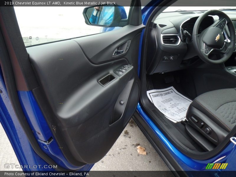 Kinetic Blue Metallic / Jet Black 2019 Chevrolet Equinox LT AWD