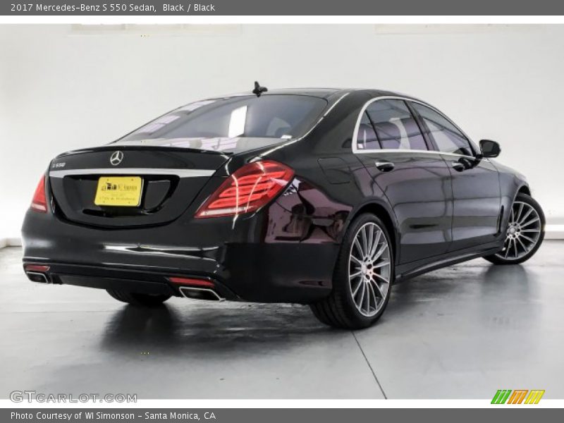 Black / Black 2017 Mercedes-Benz S 550 Sedan
