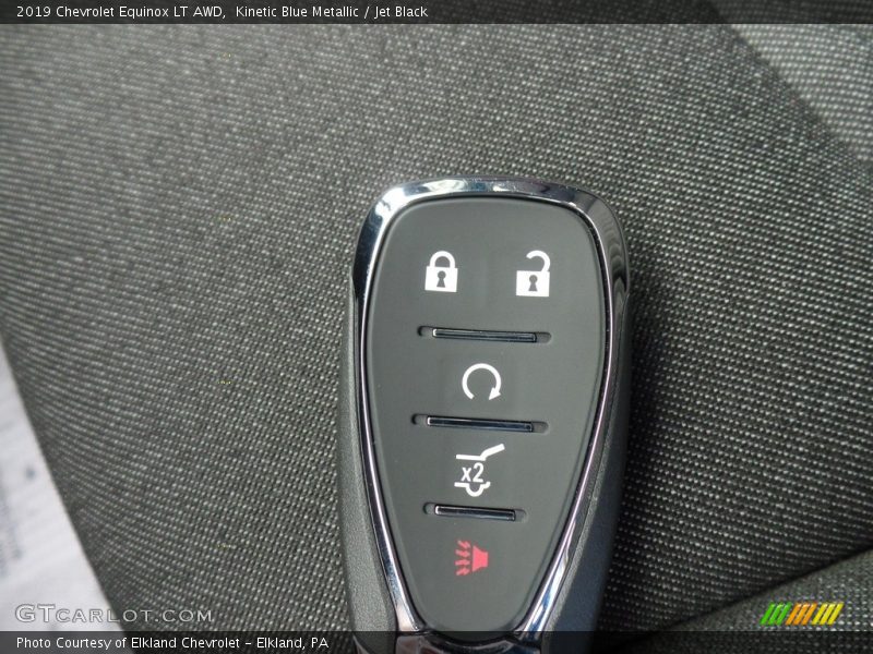 Kinetic Blue Metallic / Jet Black 2019 Chevrolet Equinox LT AWD