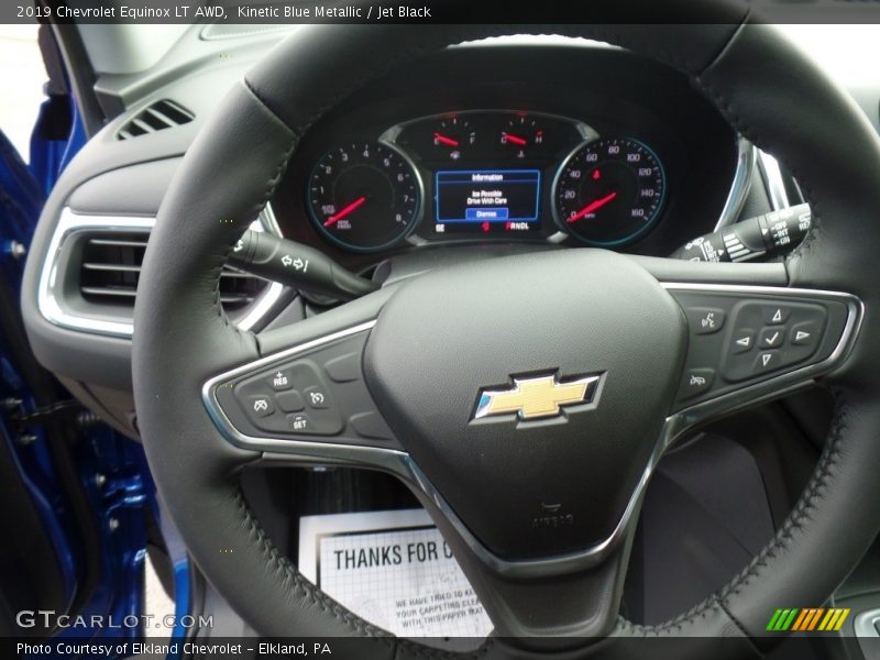 Kinetic Blue Metallic / Jet Black 2019 Chevrolet Equinox LT AWD